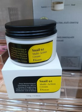 black and yellow multi action facial cream