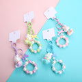 Monster family series-sweet gem rabbit key chain