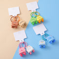 Cute pet kindergarten small chair key chain