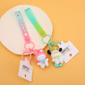 Cute series key chain with rope-spinning flying cutie