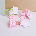 Soft and Adorable Cherry Blossom Cat Rabbit Spinning Fun Keychain
