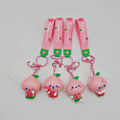 Dopamine Electroplated Peach Keychain