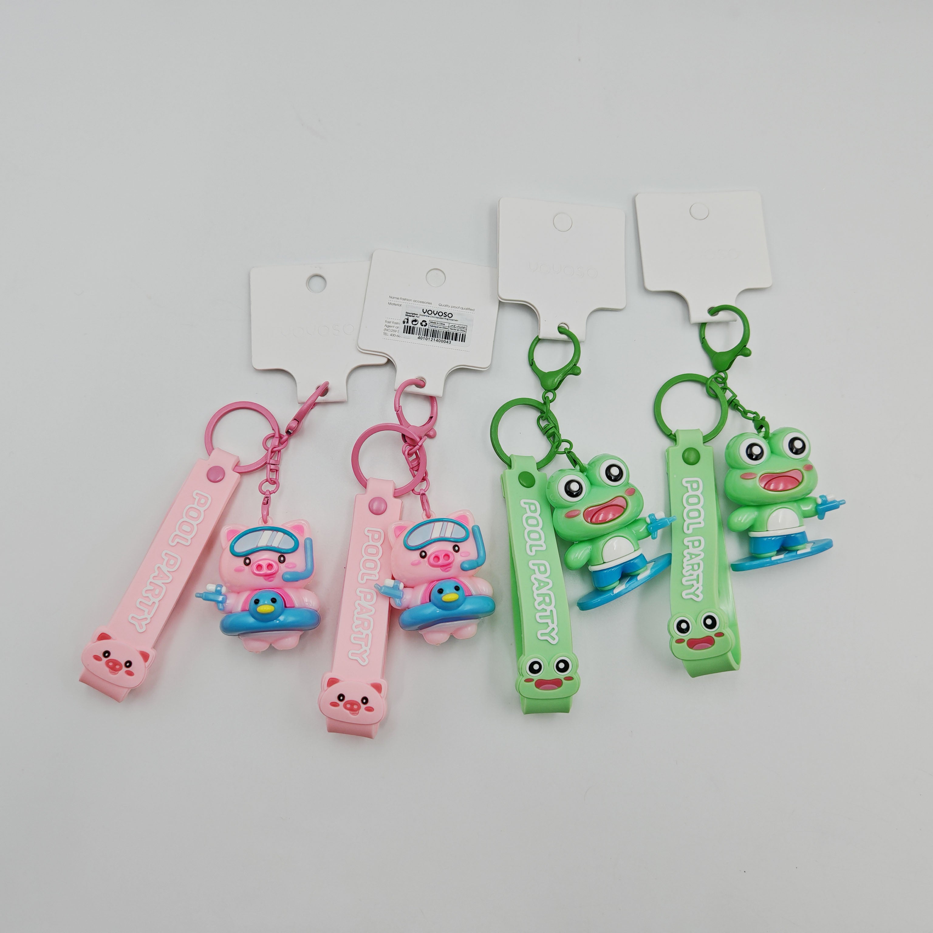 Dopamine Electroplated frog Keychain