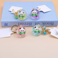 Dripping Oil Bamboo Panda Keychain