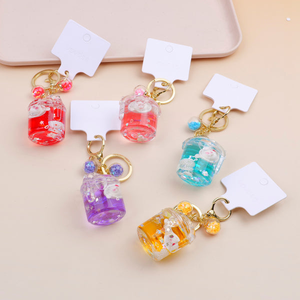 Dripping Oil Cute Kitten Keychain