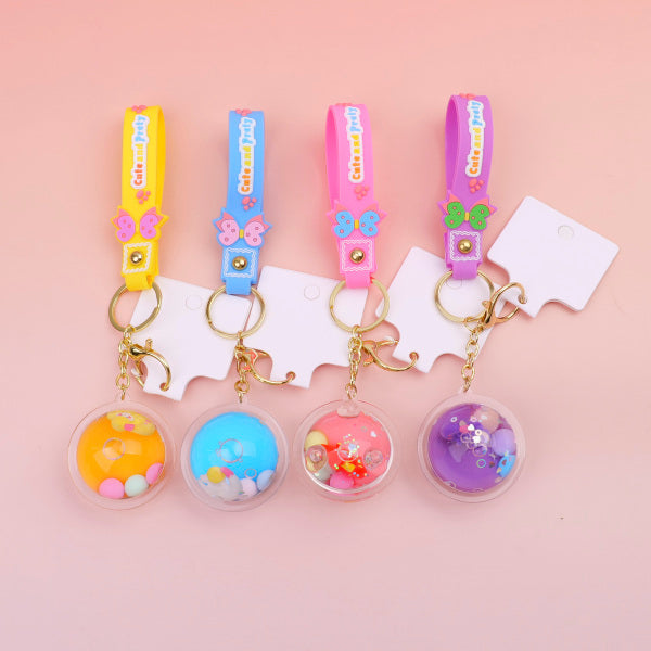 Space Capsule Oil Drop Keychain