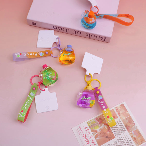 Fruit Oil-filled Keychain