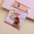 TEDDY ISLAND Series Volleyball Acrylic Keychain