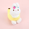 Banana rabbit plush pendant