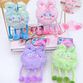 Little snow monster with long legs plush pendant