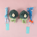 Lemon and broccoli crossbody phone back clip pendant