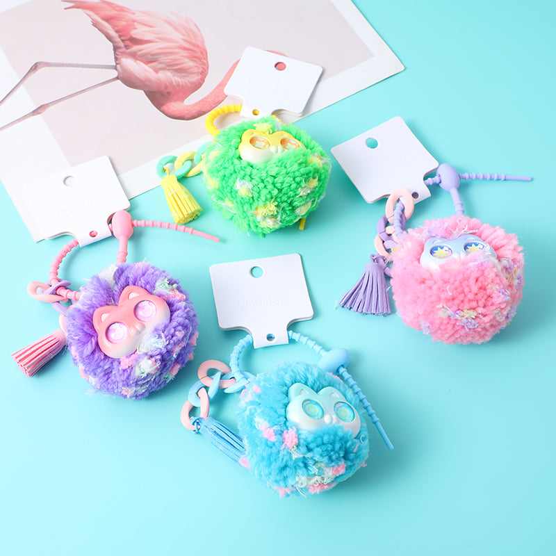 Magic dudu series fabric doll key chain-magic plush pendant