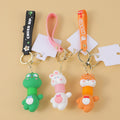 Cute retractable zoo keychain