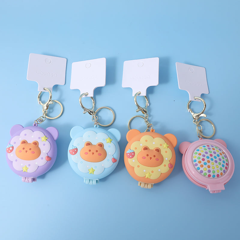 Vanity mirror key chain-little bear