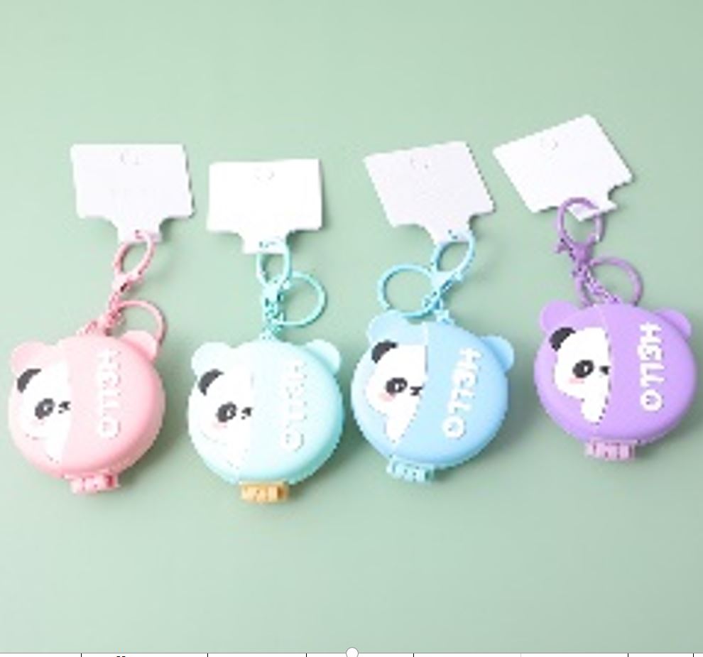 Vanity mirror key chain-panda