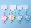 Easy pull buckle key chain-five-pointed star