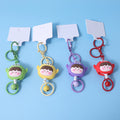 Easy pull buckle key chain-three-eyed doll