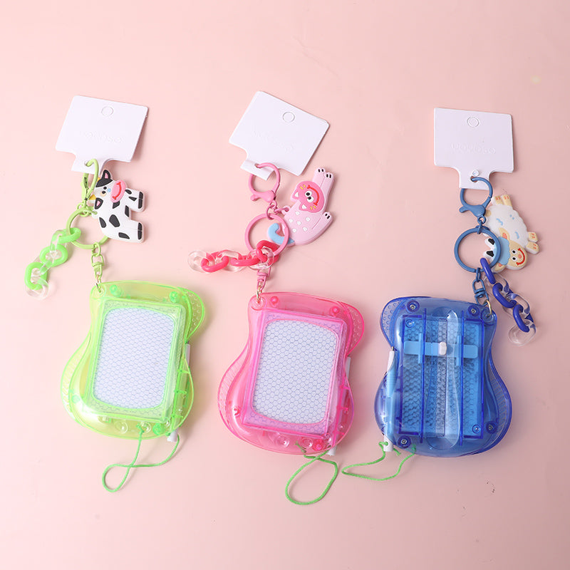 Children's graffiti animal writing pad key chain