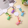 Mini spray bottle with turnip and rabbit multi-functional key chain