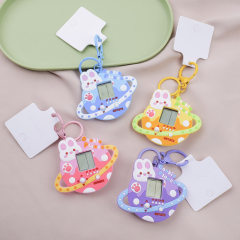 Egg-shaped gaming console - Cookie Planet keychain