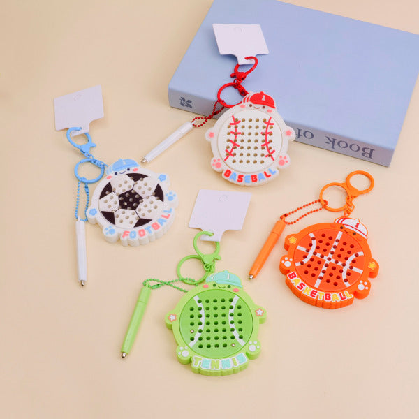 Energetic Sports Games Steel Ball Drawing Board Buckle