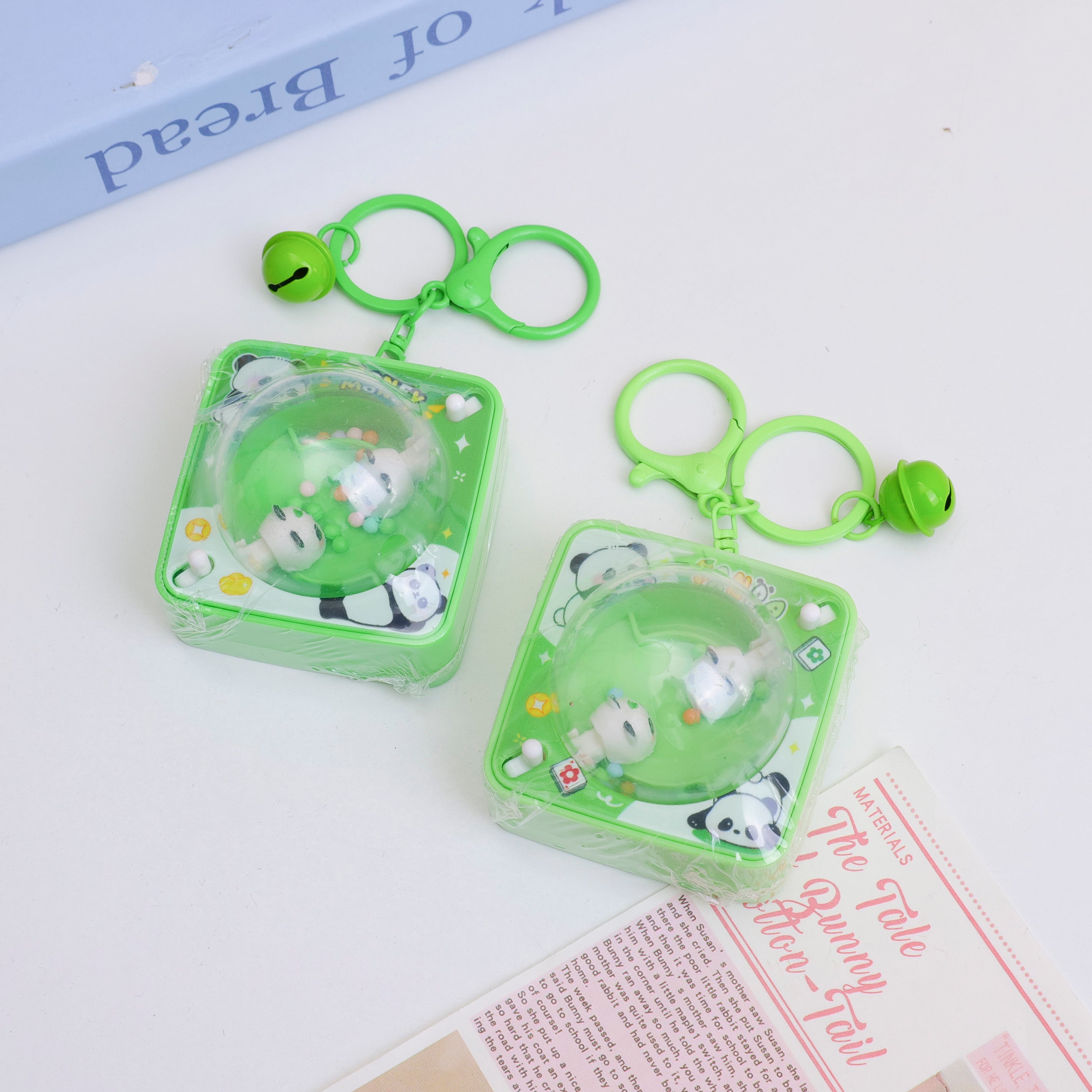 Cute Panda Pac-Man Machine Bell Buckle