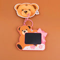 TEDDY ISLAND Series Drawing Board Keychain - Pink