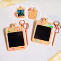 Capybara Doodle Pad Keychain (Medium)