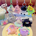 Plush little ball pendant with hat