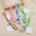 Cute Girl Blue 4-Keychain