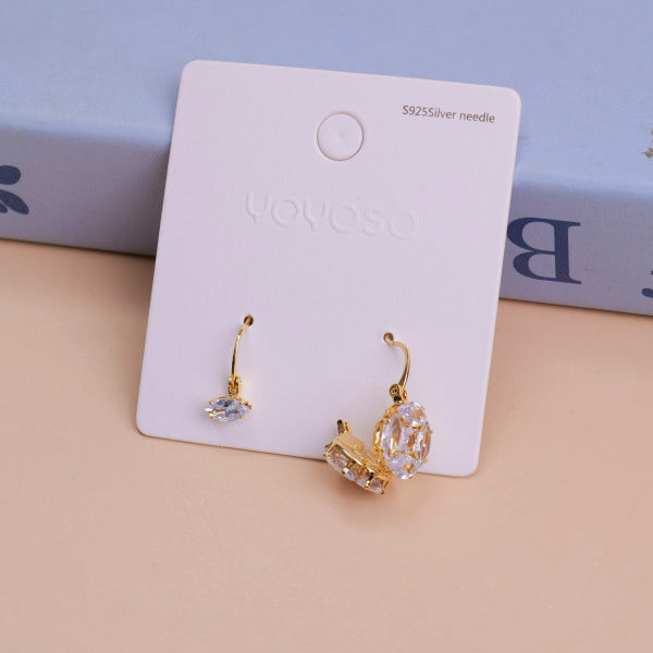 All-match Rhinestone Earrings