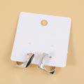 Square hoop earrings