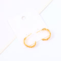 Mixed material earrings-47