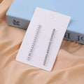 Tassel Zirconia Earrings
