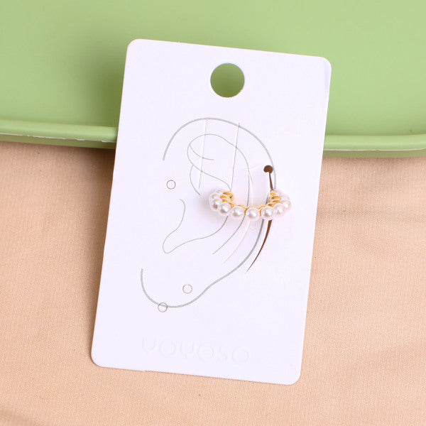 Pearl Ear Bone Clip