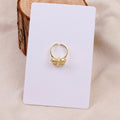 Butterfly Split Zirconia Ring