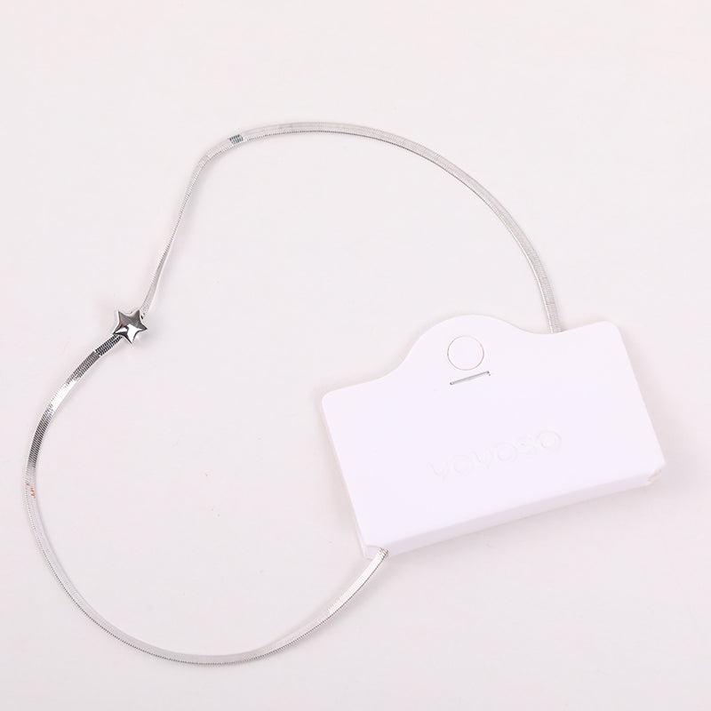 Simple all-match single-layer necklace-14