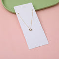 Minimalist zircon necklace