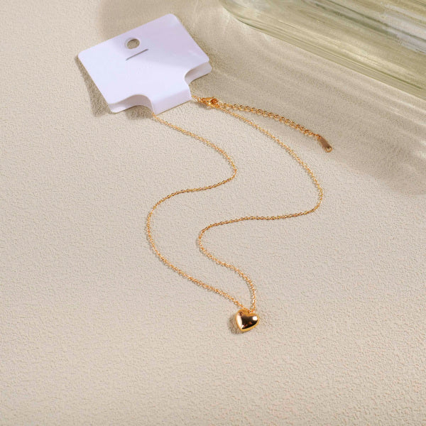 Gold Heart Fashion Necklace