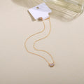 Rhinestone Heart Fashion Necklace