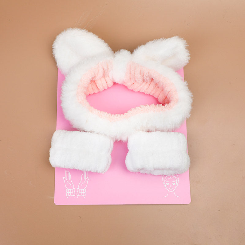 Rabbit Headband & Wrist Bands Combo Set