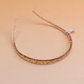 Leopard print flat headband