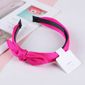 Rose red series-diagonal ear hair band