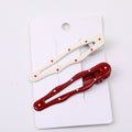 Polka Dot Series Shaped Alloy Hair Clips