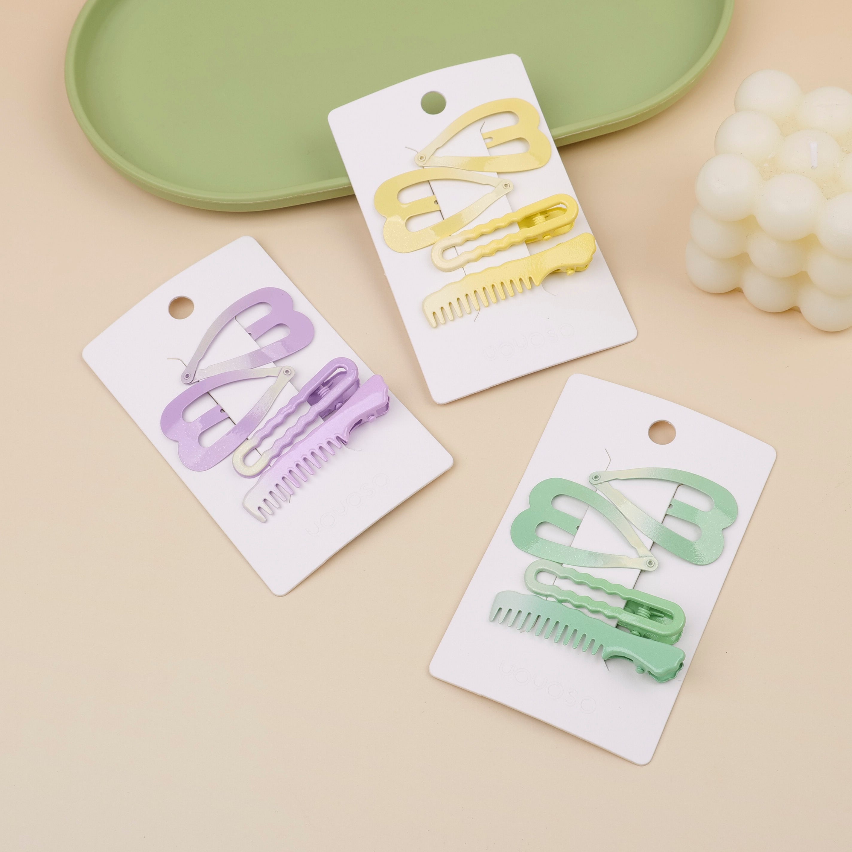 Heart clip combo-4pcs