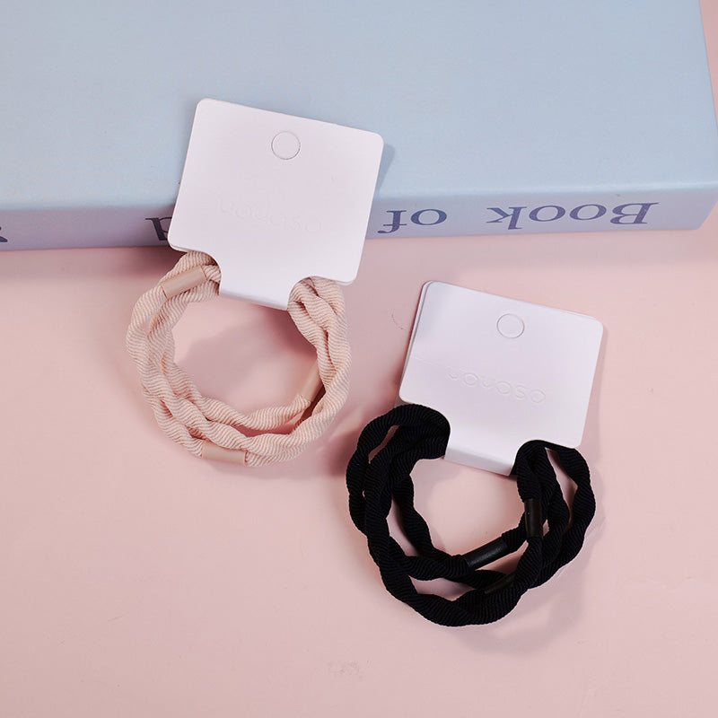 001Black & White Series Regular Leather Bands-4PCS