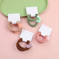 Small Flower Towel Ring Combination Regular Leather Band-2PCS
