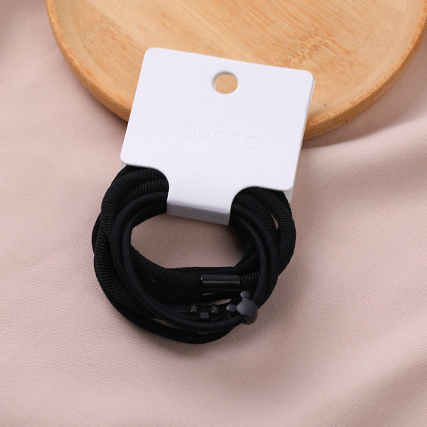 Seamless Patchwork Hair Ties-9PCS