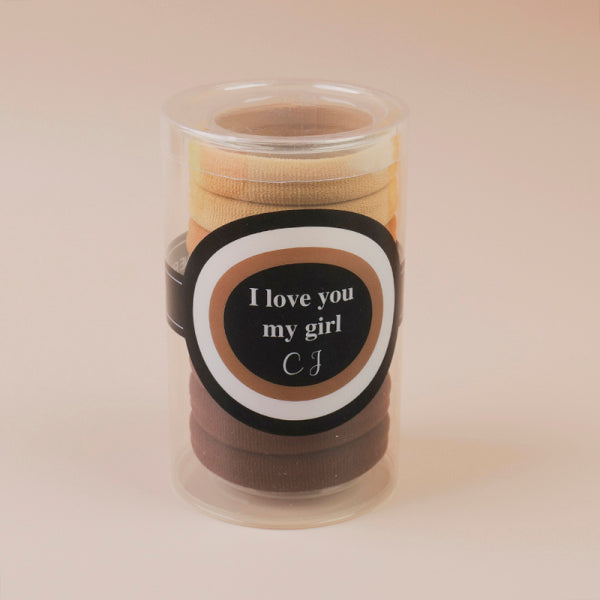 Regular medium rubber band - coffee