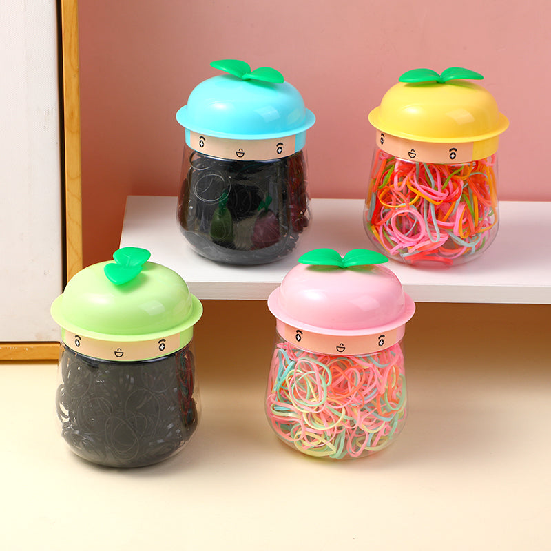 Disposable rubber band with leaf lid box
